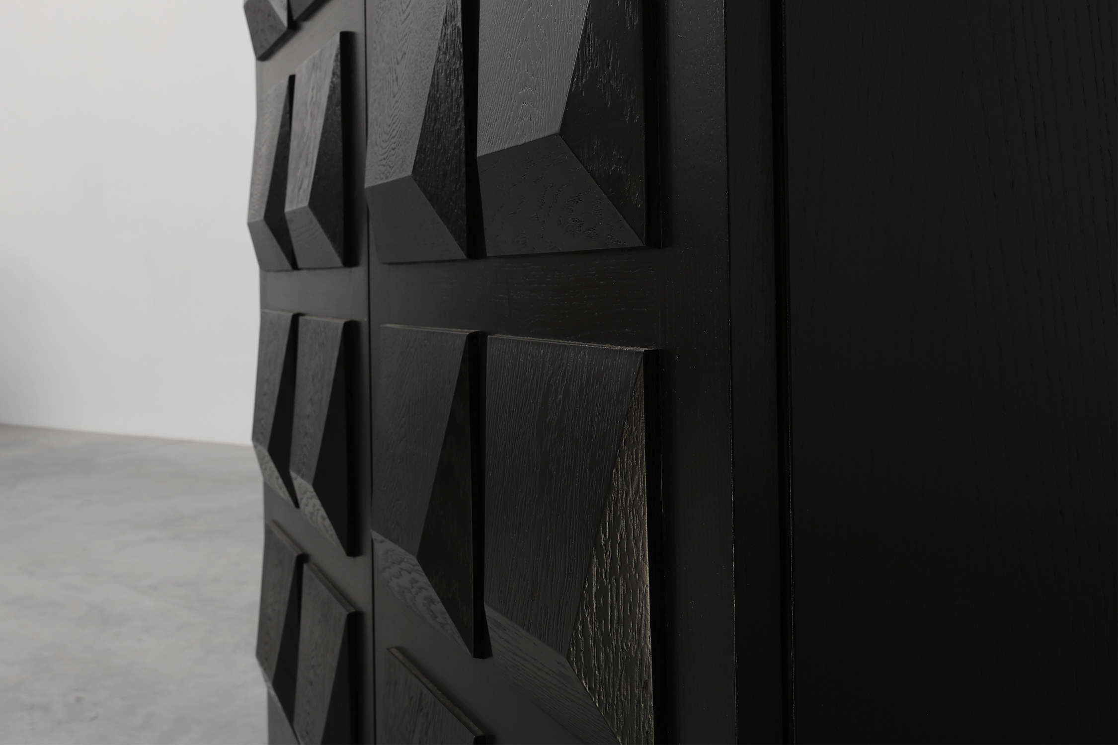 Mid-Century Brutalist Cabinet or Highboard, Belgium ca. 1970thumbnail